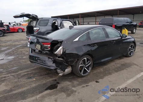 2022 Honda Accord Hybrid Sport from USA, damaged, VIN 1HGCV3F23NA036714